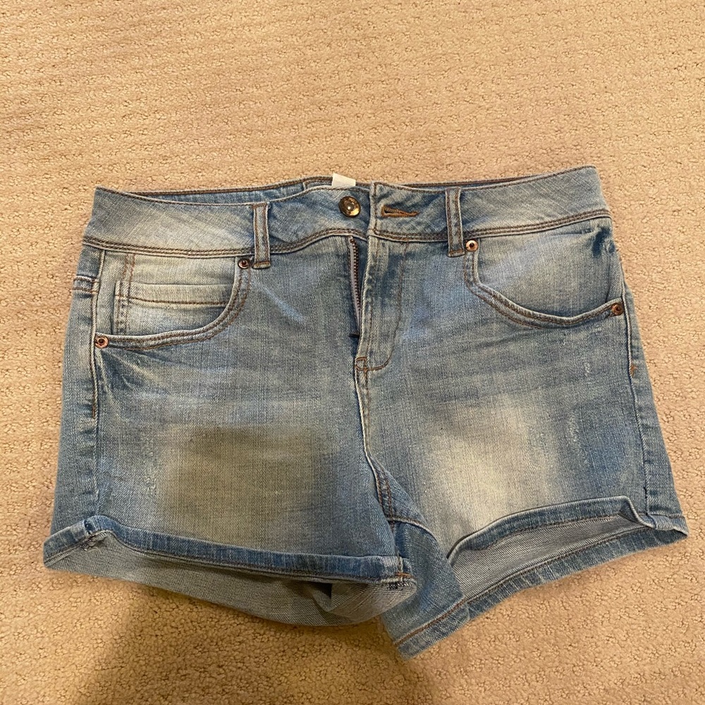 High Waisted Jean Shorts